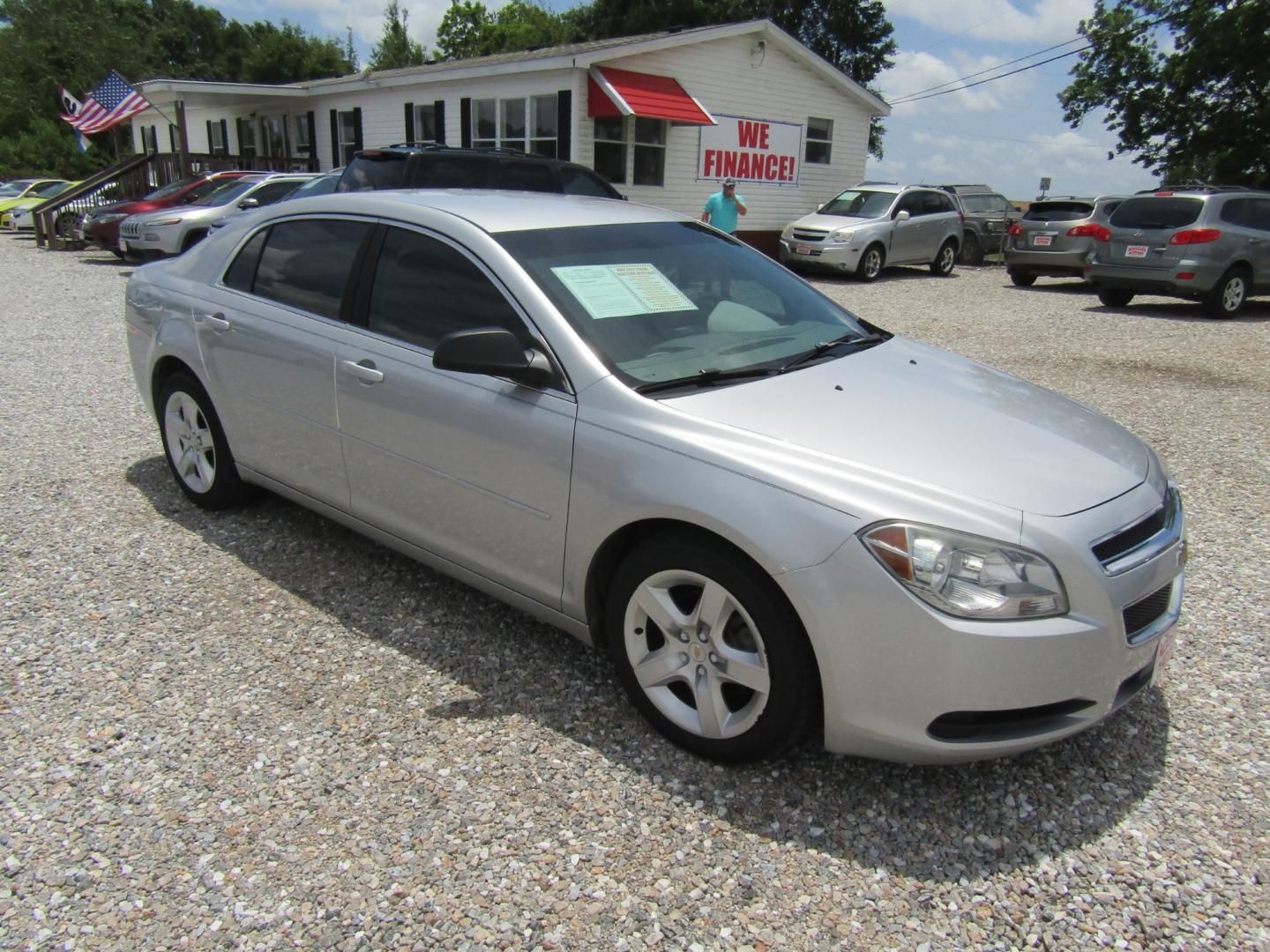 2011 Silver /Gray Chevrolet Malibu LS (1G1ZB5E11BF) with an 2.4L L4 DOHC 16V engine, Automatic transmission, located at 15016 S Hwy 231, Midland City, AL, 36350, (334) 983-3001, 31.306210, -85.495277 - Photo#0